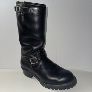 Vtg WESCO WEST COAST Size 11 Biker Motorcycle Engineer Boss VIBRAM Buckle BOOTS